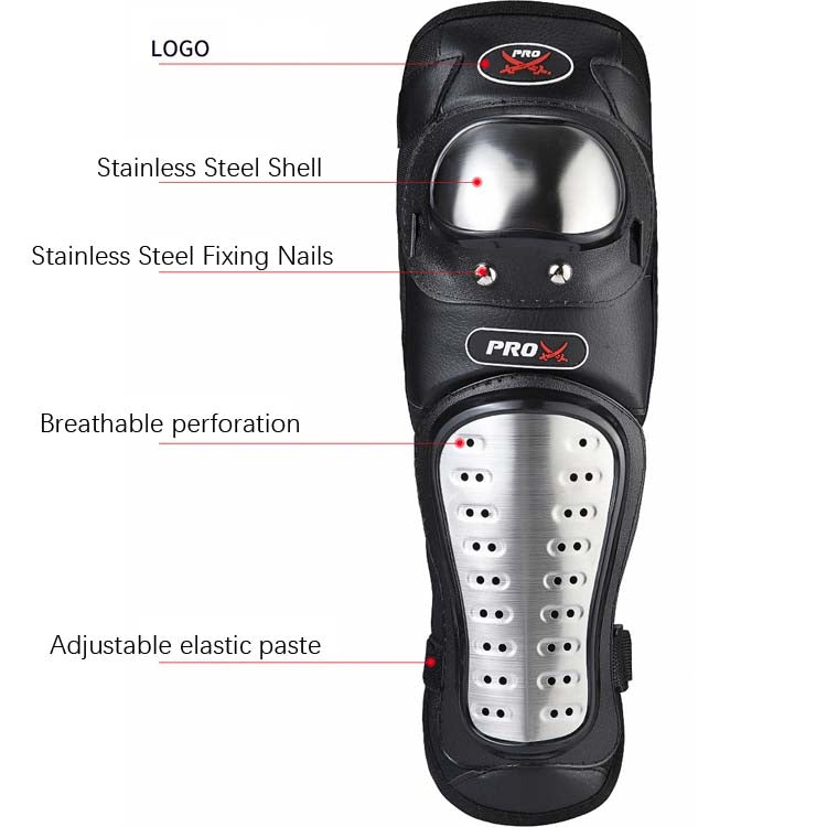 PRO-BIKER RH-1010 Motorcycle Keep Warm Anti-Fall Stainless Steel Protective Gear