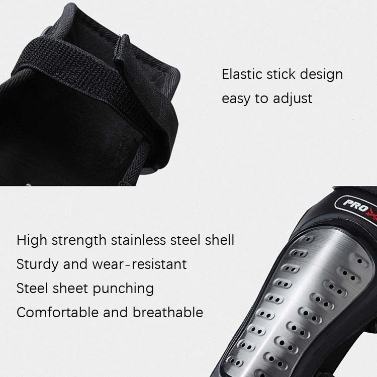 PRO-BIKER RH-1010 Motorcycle Keep Warm Anti-Fall Stainless Steel Protective Gear