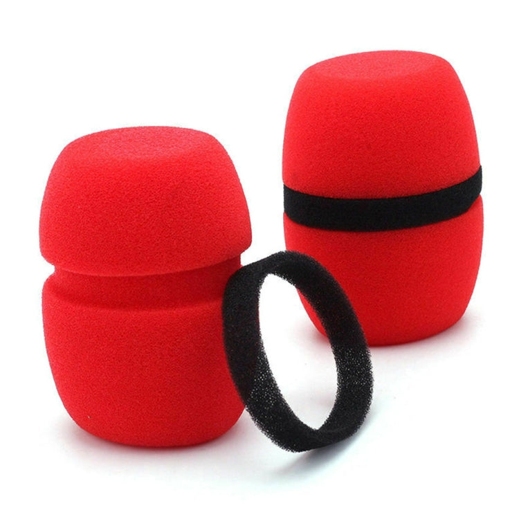 10 PCS Handheld Dust Proof Soft Sponge Microphone Cover