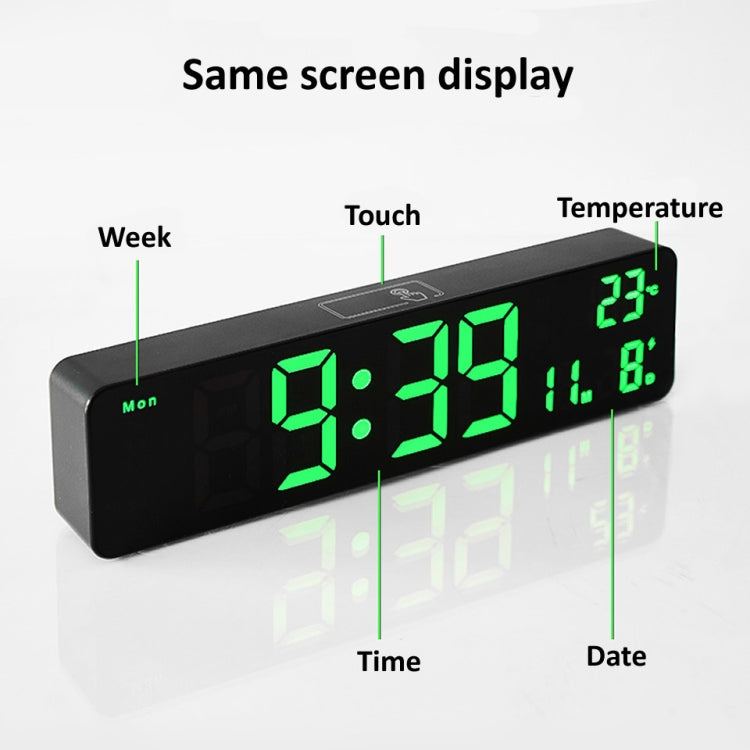 6625D LED Digital Alarm Clock Luminous Desktop Timer Temperature Display Alarm Clock