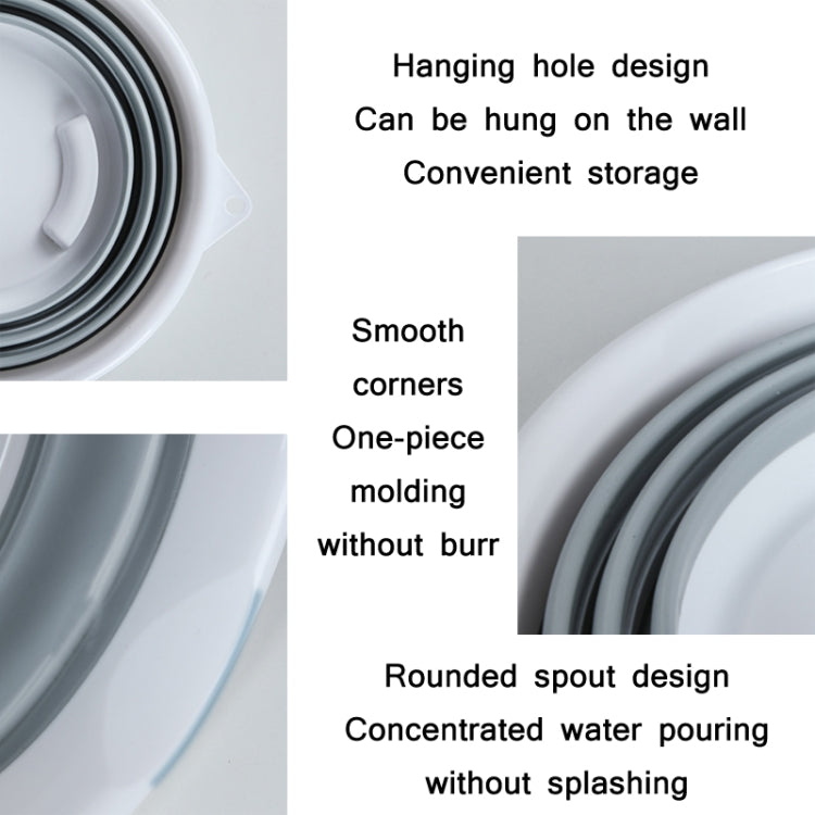 Home Outdoor Portable Folding Silicone Bucket