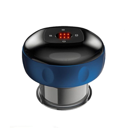 Electric Cupping Massage Device, 6-speed USB Plug-in, Blue, Black, Red Wine, 6-speed Charging