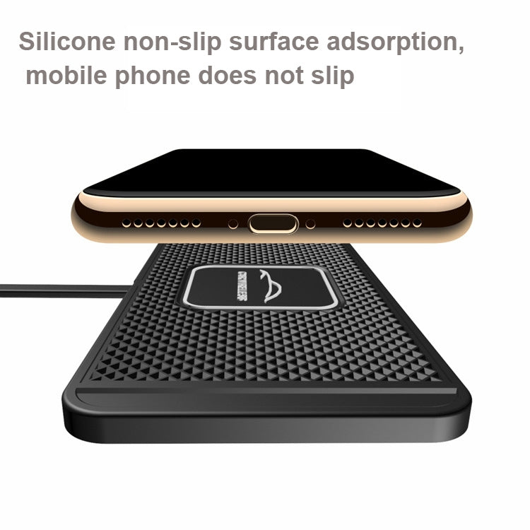 15W QI Car Wireless Charging Anti-Skid Pad