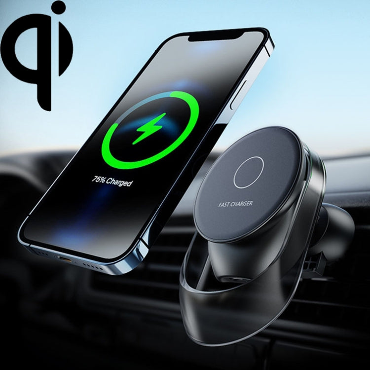 F9189 15W MagSafe Magnetic Car Lighting Wireless Charger