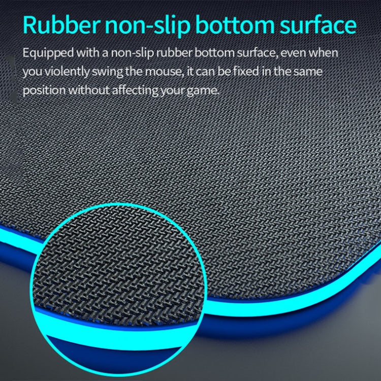 K9186 Multifunctional RGB Lighting Mouse Pad With Wireless Charger