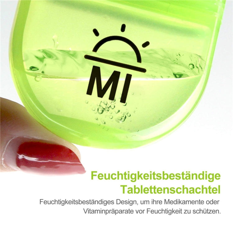 21-compartment Rainbow Pill Box One Week Pill Box