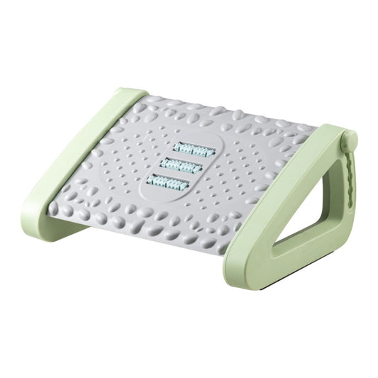 Office Computer Set Up Foot Stool Foot Massage Pedal, Bean Color, Black, White