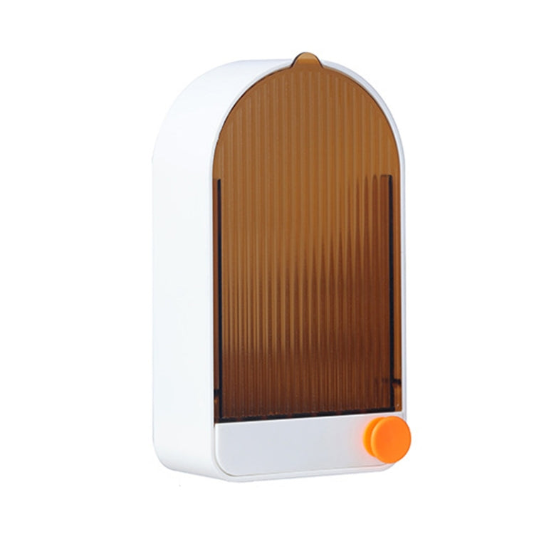 Home Bathroom Wall Mounted Drain Soap Dish With Lid