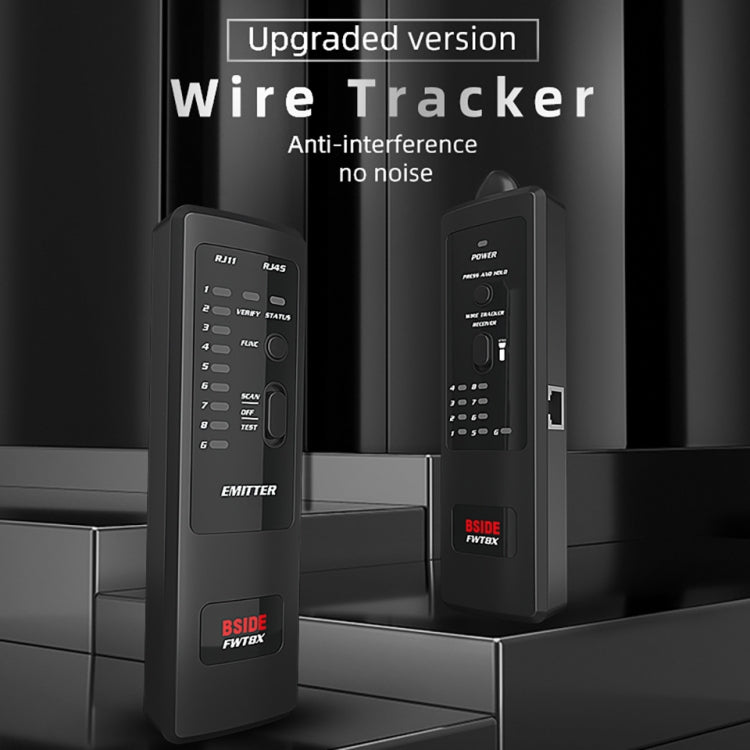 BSIDE FWT8X  Dual Mode Network Wire Tracker Cable Toner RJ45 RJ11 Accurate Ethernet LAN Tracer
