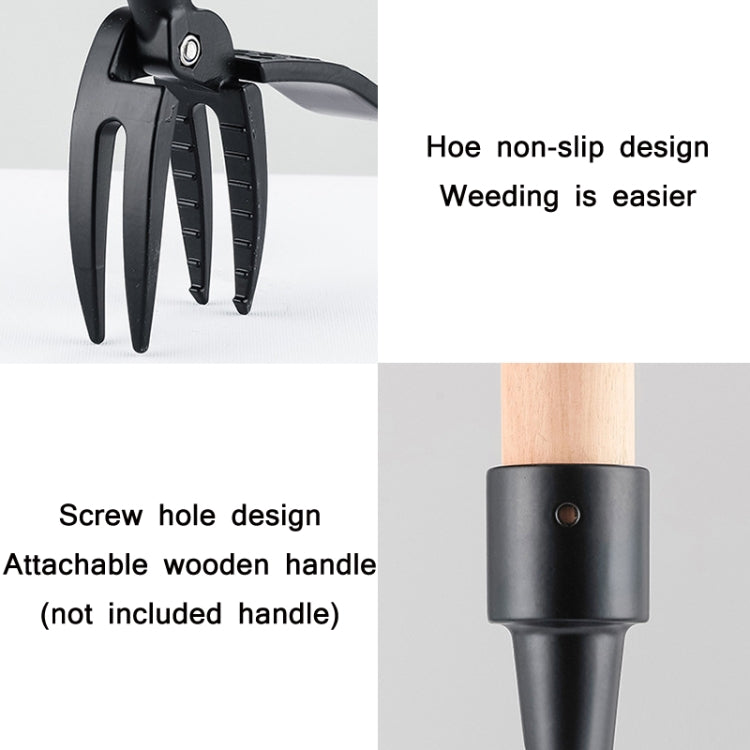 Manual Vertical Foot Weeding Tool With Barbs