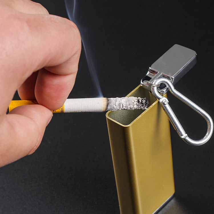 Portable Cigarette Case Portable With Lid Sealed Ashtray