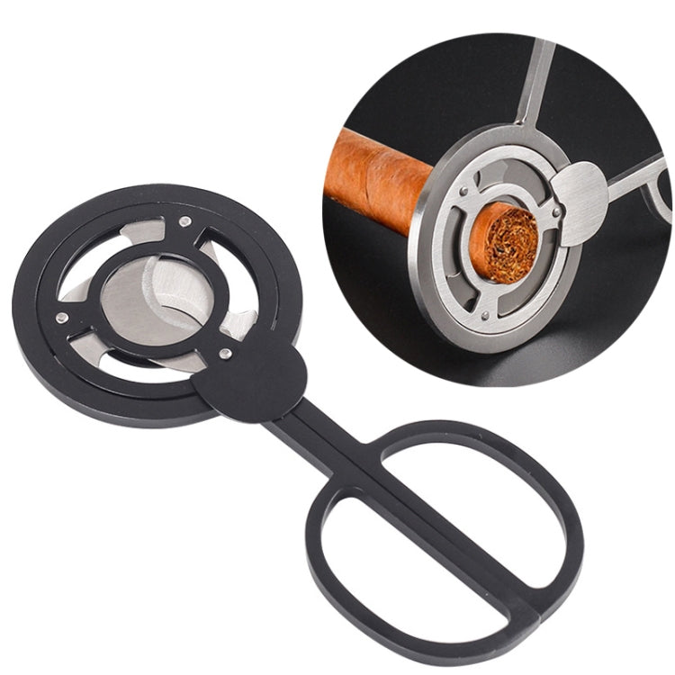 C889 Windmill Round Stainless Steel Cigar Cutter