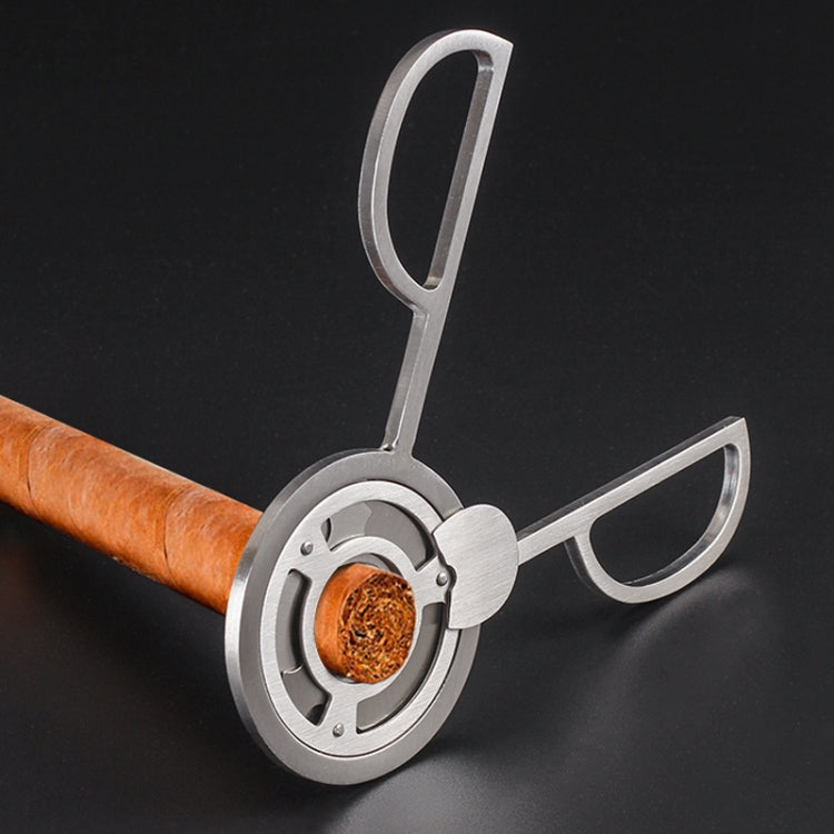 C889 Windmill Round Stainless Steel Cigar Cutter