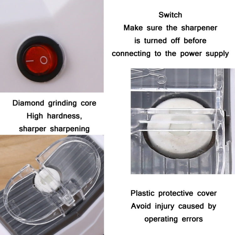 JJ-1 Kitchen Electric Double Sided Knife Sharpener