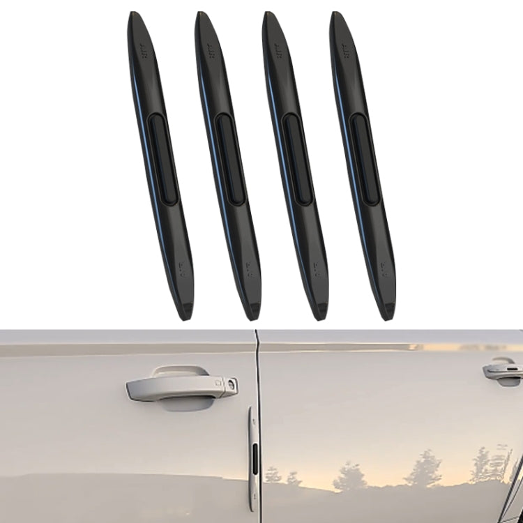 4 PCS Car Door Anti-Static Silicone Airbag Anti-Collision Strip