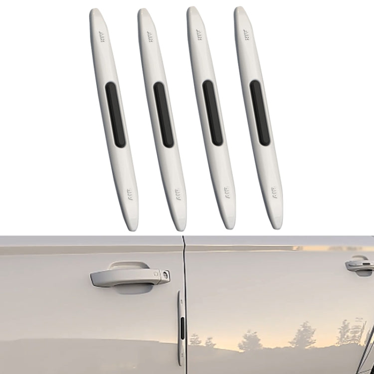 4 PCS Car Door Anti-Static Silicone Airbag Anti-Collision Strip