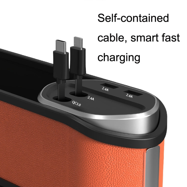 Multifunctional Car Seat Slot Storage Box, Style: