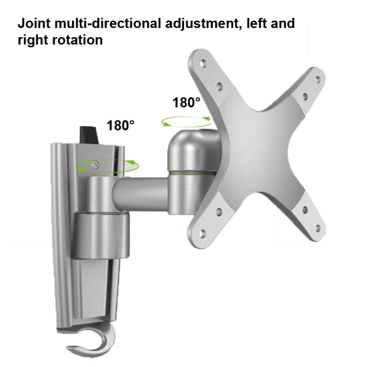 Gibbon Mounts L03 Computer Monitor Wall Mount Bracket Aluminum Alloy Quick Release TV Bracket