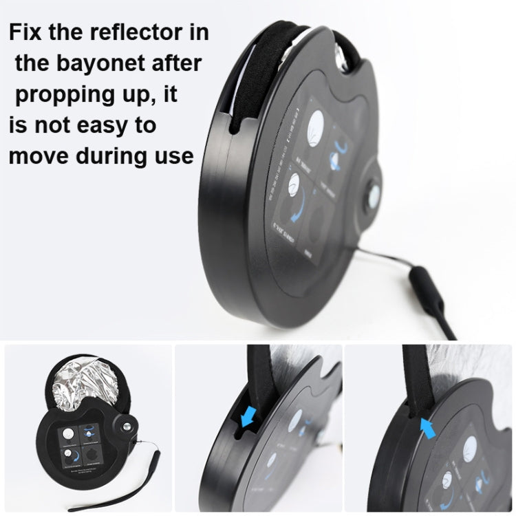 30CM Double-sided Beauty Photo Live Broadcast Fill Light Board Comes With Storage Box