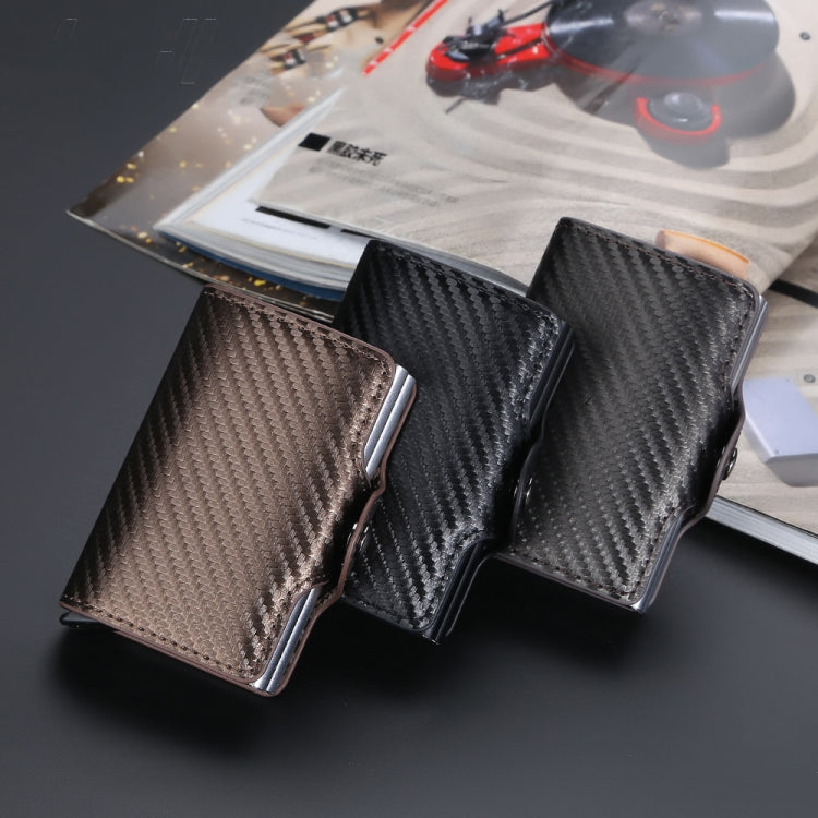 Baellerry K9172 RFID Double Aluminum Box Card Holder Automatic Pop-up Card Holder