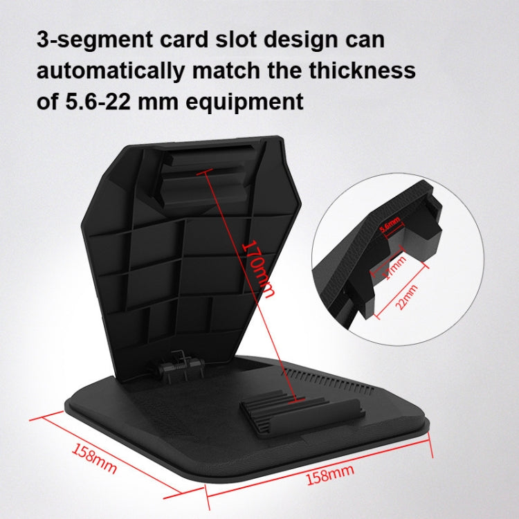 Car Sunshade Anti-Reflective Phone Tablet Holder Compatible with Folding Screen Phones
