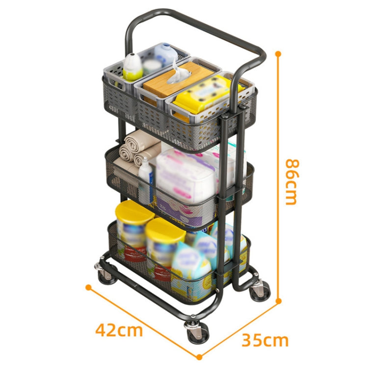 HP211015 Multifunctional Kitchen Storage Rack with Pulley