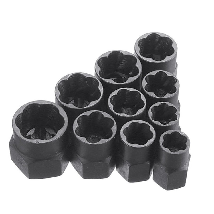 10 PCS / Set Nut Extractor Screw Removal Tool Break Wire Bolt Extractor