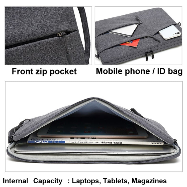Zipper Type Polyester Business Laptop Liner Bag
