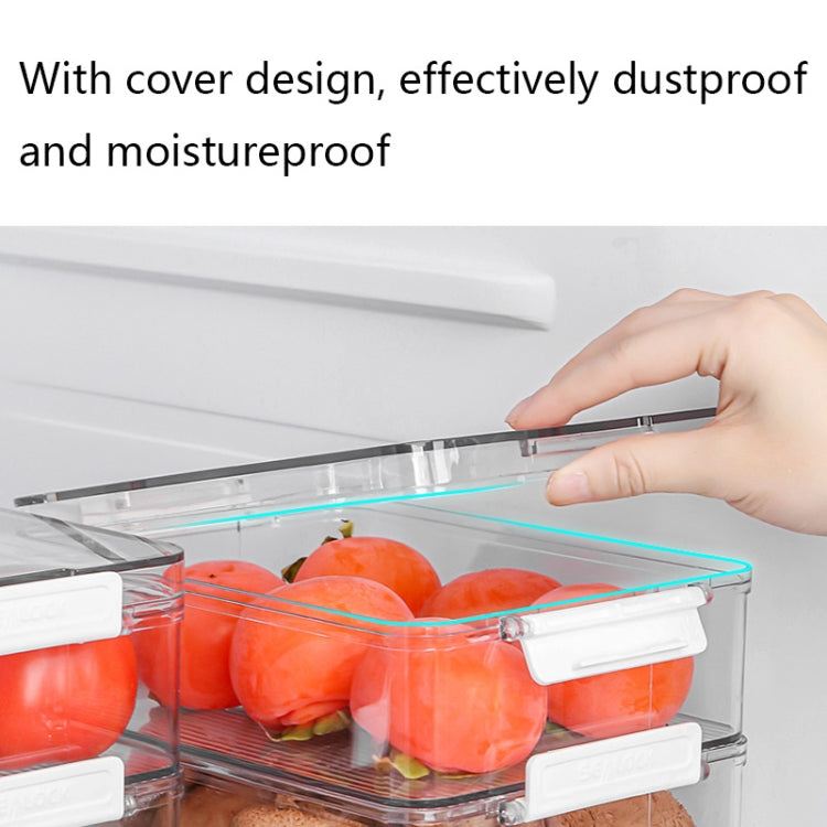 Fruit and Vegetable Refrigerator Crisper with Lid