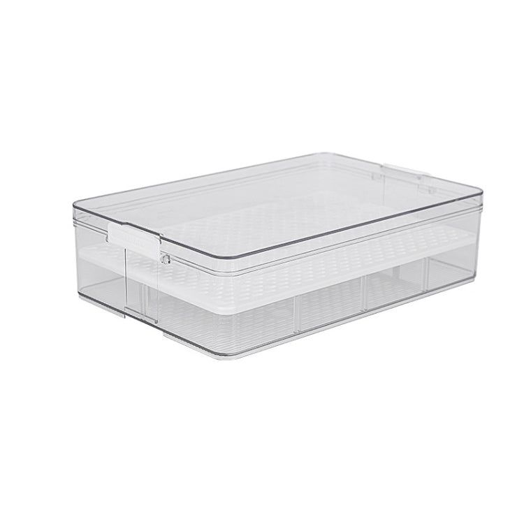 Fruit and Vegetable Refrigerator Crisper with Lid