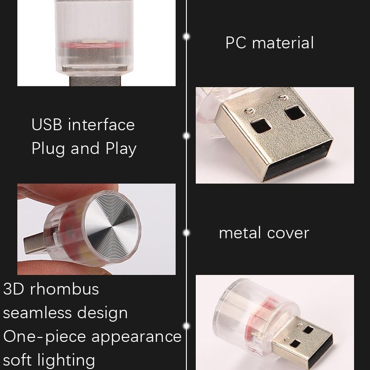 Car Decorative USB Universal LED Atmosphere Lamp