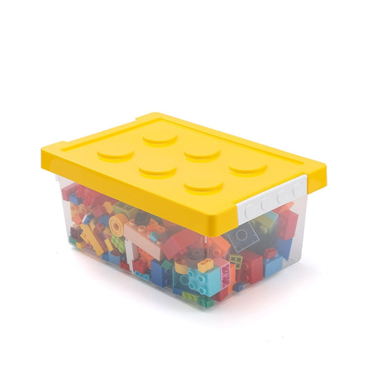 Children Building Blocks Toy Storage Box Transparent Storage Box With Lid