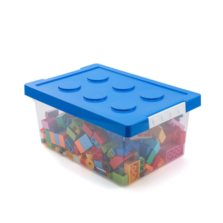 Children Building Blocks Toy Storage Box Transparent Storage Box With Lid