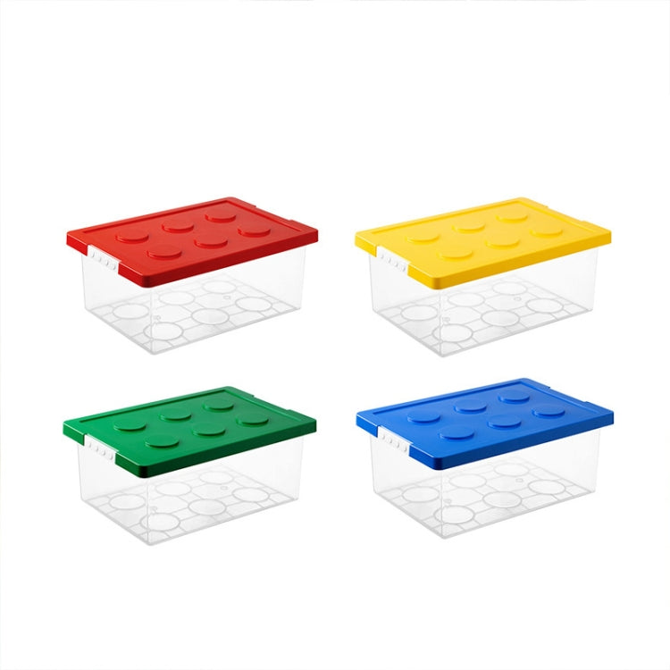 Children Building Blocks Toy Storage Box Transparent Storage Box With Lid