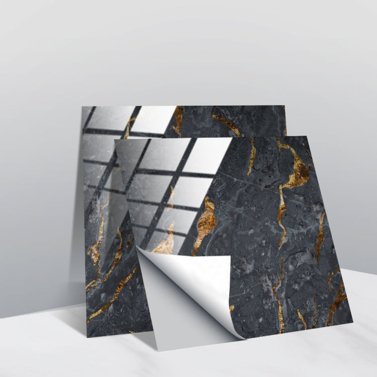 PVC Crystal Covered Film Geometric Pattern Tile Wall Sticker