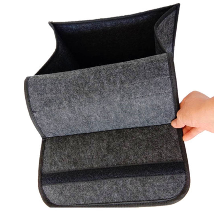 Car Trunk Felt Folding Storage Box Car Finishing Box