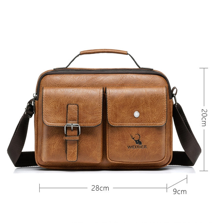 WEIXIER 9558 Large Capacity Men Bag Retro Shoulder Bag