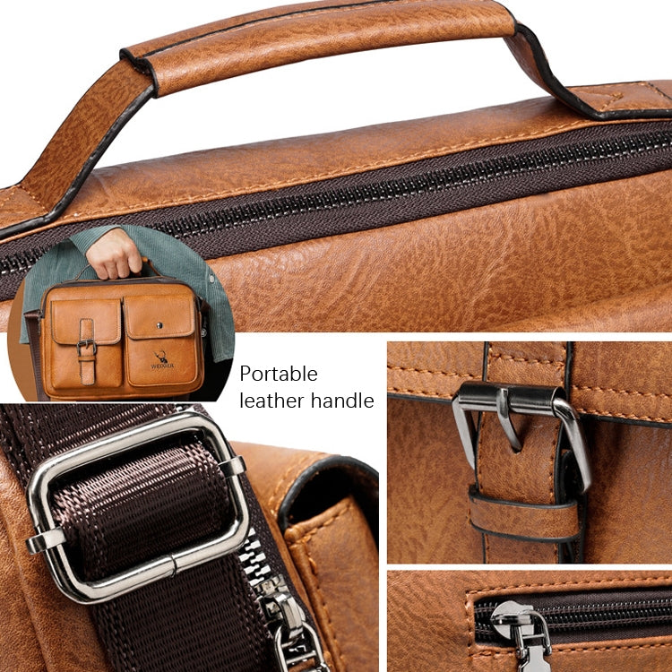 WEIXIER 9558 Large Capacity Men Bag Retro Shoulder Bag