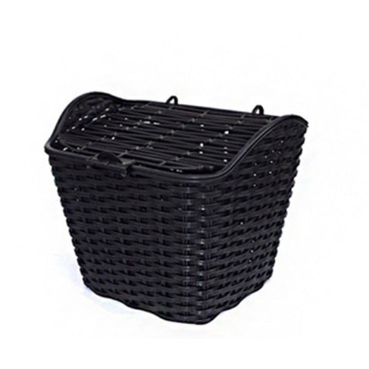 Bicycle Waterproof Basket with Cover Front Handlebar Bike Basket