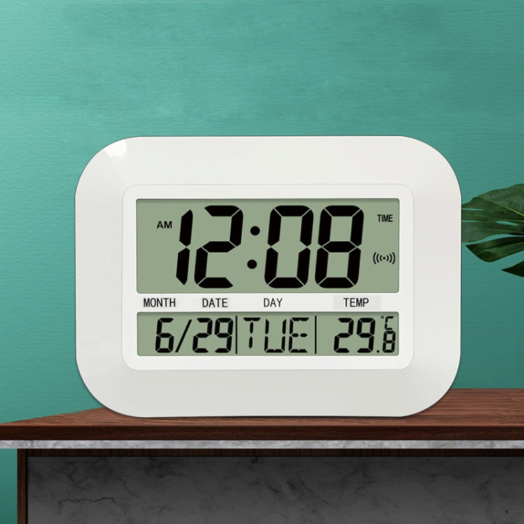 Household Big Screen Digital Electronic Alarm Clock Minimalist Living Room Mute Wall Clock
