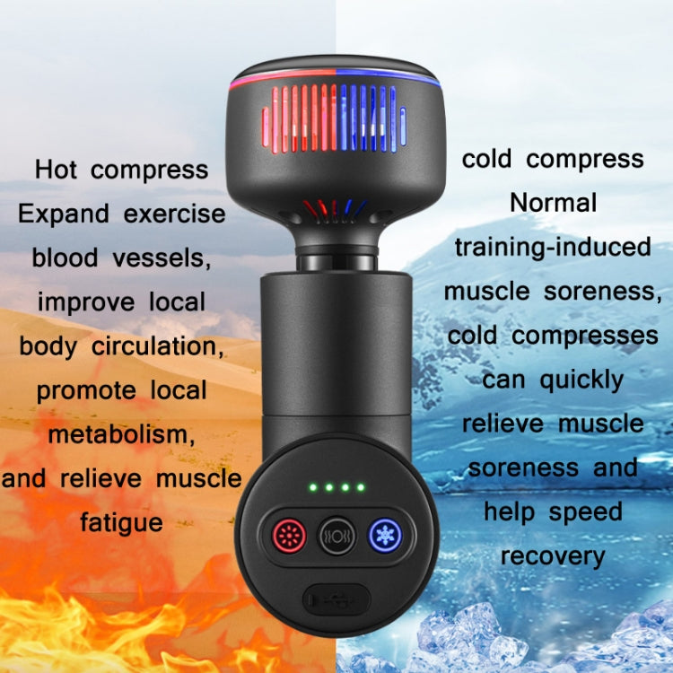 Cooling Hot Compress Fascia Muscle Relaxation Brushless Massager