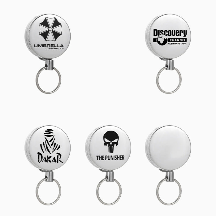 High Resilience Telescopic Steel Wire Anti-Lost Anti-Theft Key Ring