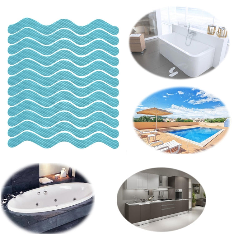 24pcs /Bag Wavy Shaped Safety Bathtub Non-Slip Sticker