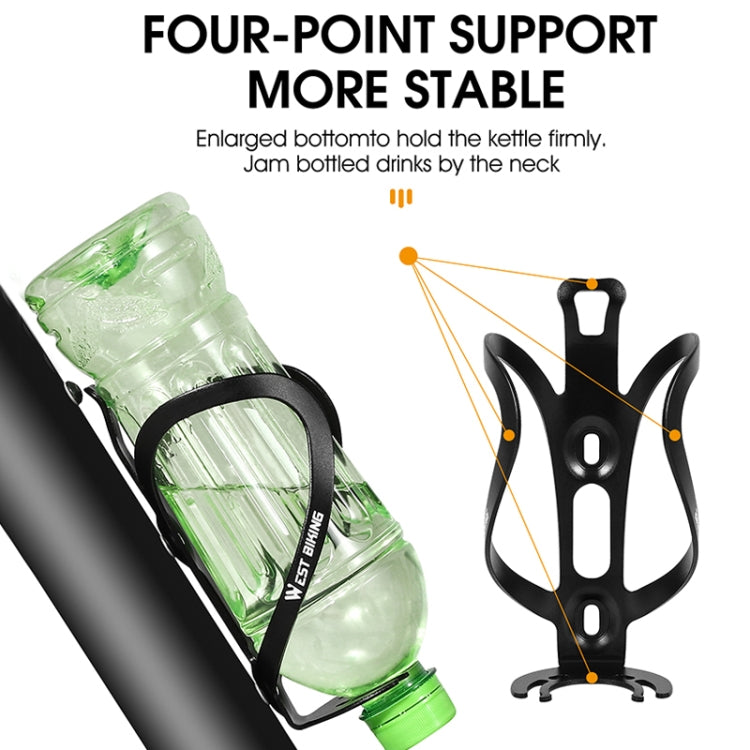 WEST BIKING Bicycle Aluminum Beverage Bottle Holder
