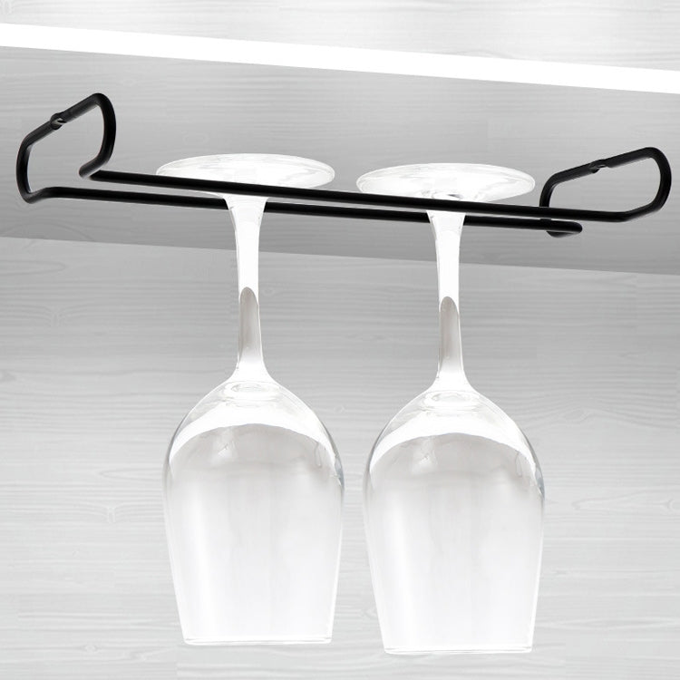 Simple Single-Row Red Wine Cup Inverted Rack