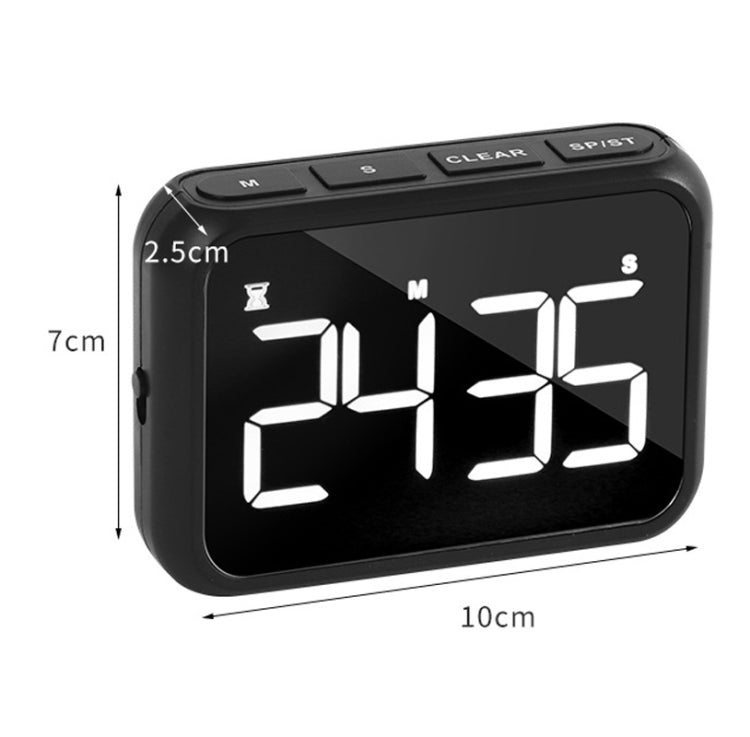 Rechargeable Large Screen LCD Electronic Timing Reminder Alarm Clock Kitchen Baking Timer
