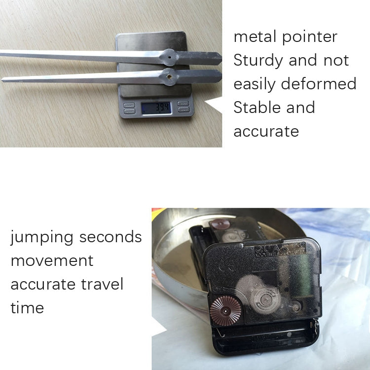 M002 Night Light DIY Digital Wall Clock Living Room Decoration Silent Clock