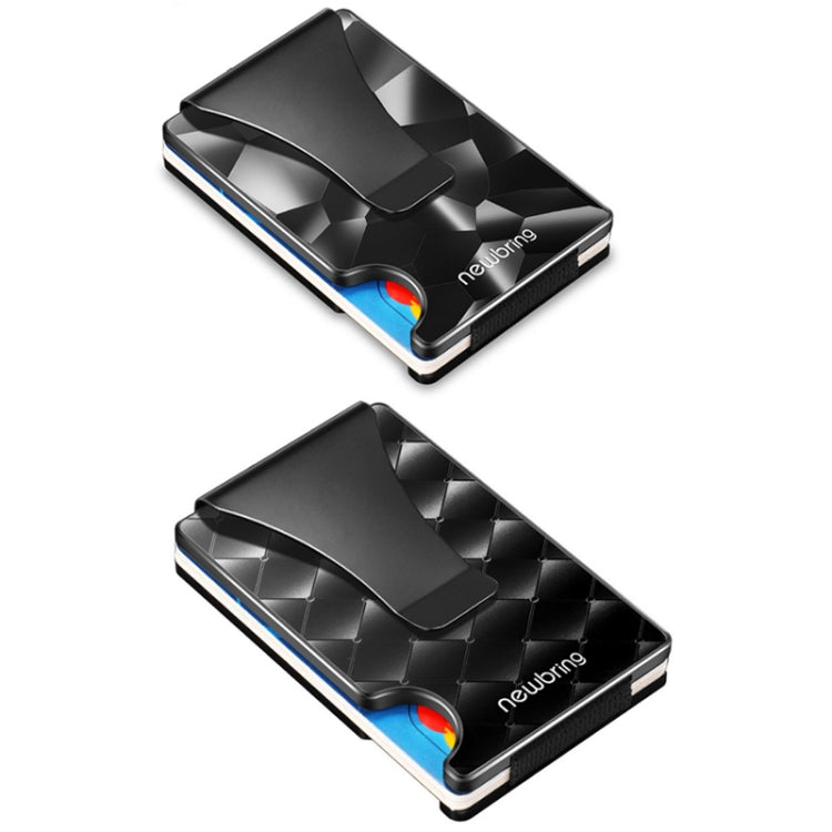 NEWBRING Large-capacity Multi-card Metal Anti-magnetic Card Holder