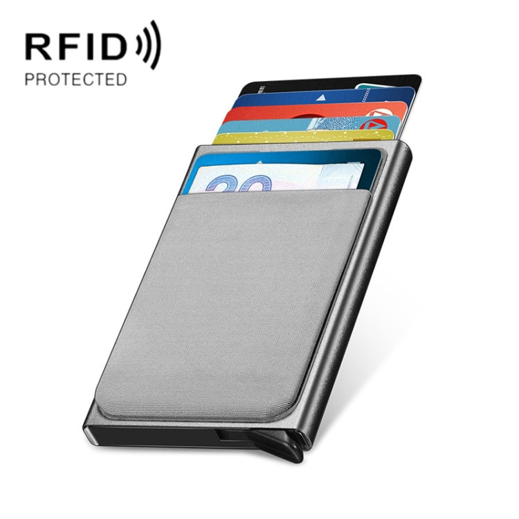 NEWBRING Metal Wallet Automatic Pop-up Anti-degaussing Card Holder