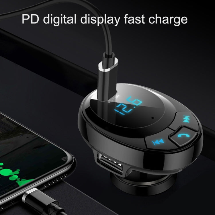 BT09 Car Bluetooth MP3 Digital Display Dual USB Charger
